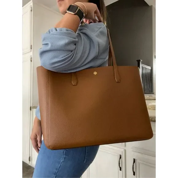 New Tory Burch large Blake tote & clutch park color - Picture 2 of 11